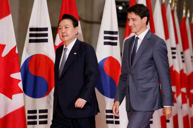 South Korean president seeks ties with Canada