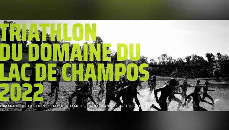 The 1st edition of the Domaine du Lac de Champos Triathlon in Saint-Donat ??? ♂️