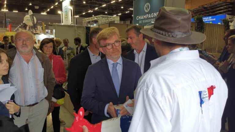 The Minister of Agriculture at the Fair of Châlons-en-Champagne