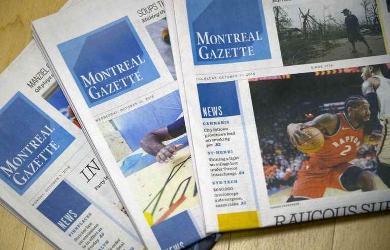 The “Montreal Gazette” will no longer publish its Monday paper edition