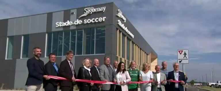 The Saguenay Soccer Stadium is finally open