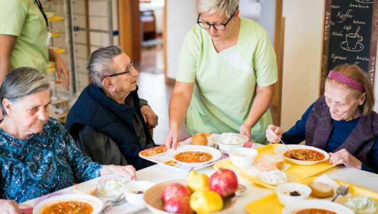 The daily life of an nursing home