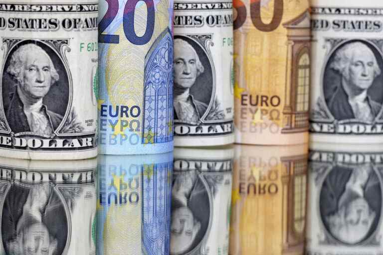 The euro below the threshold of 0.99 dollar, a first in 20 years