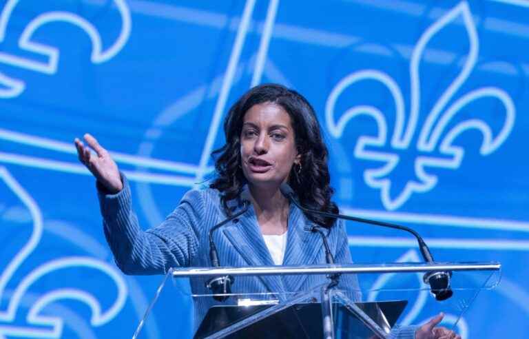 The leader of the Liberal Party of Quebec assures that she has “no intention at all” of resigning in the event of defeat.