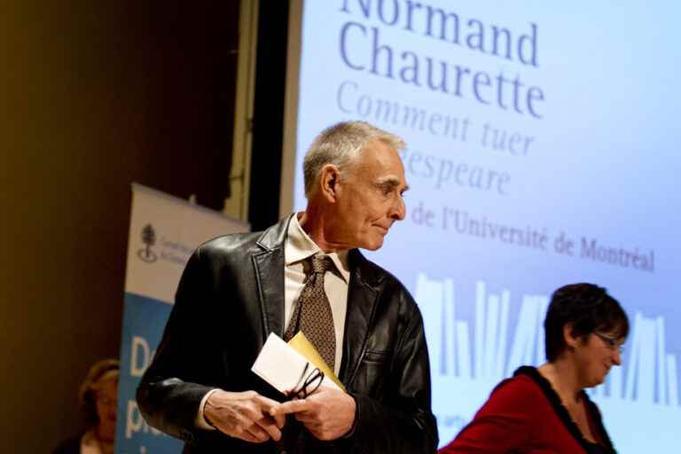 The playwright Normand Chaurette is no longer