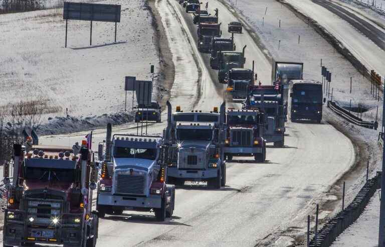 The smallest Quebec “freedom convoys” were watched