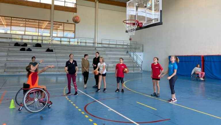 Throwback to the national school sports day with the UNSS centers of Drôme and Ardèche