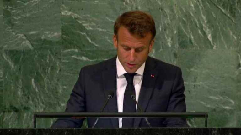 UN General Assembly: climate and Ukrainian conflict at the heart of Emmanuel Macron’s speech