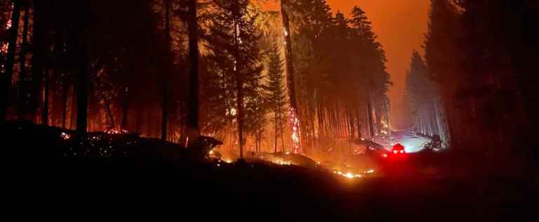 United States: a huge fire continues to progress in Oregon