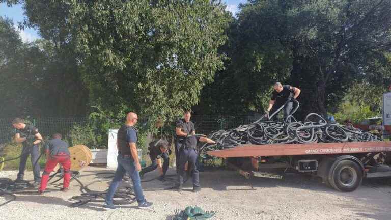 Vehicles belonging to a town hall in the Pyrénées-Orientales found in the Gard