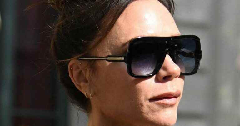 Victoria Beckham supported by Eva Longoria in leather and lace… and her son Brooklyn!  The buried hatchet?