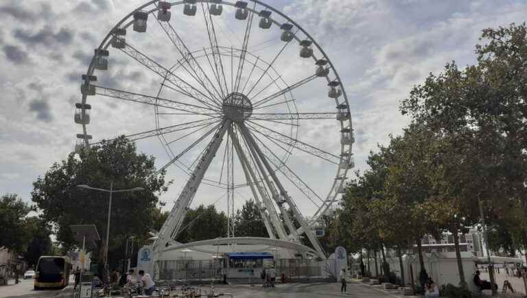 Xavier Audebert, owner of the La Rochelle Ferris wheel