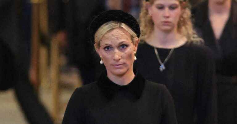 Zara Tindall stumbles in the middle of Elizabeth’s vigil!  William’s cousin did not go unnoticed