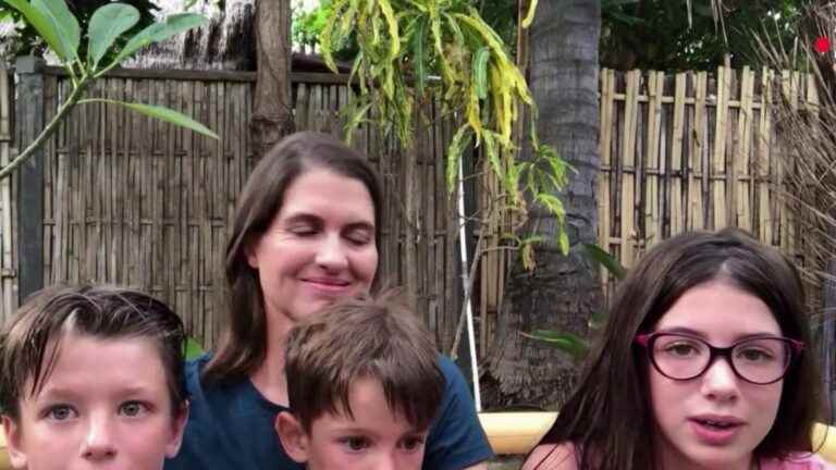 a family takes their visually impaired children on a trip around the world