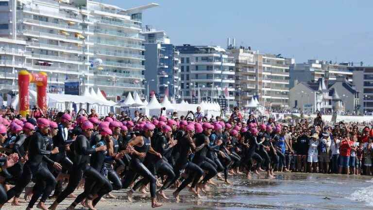 an Audencia triathlon participant becomes unwell in the open sea