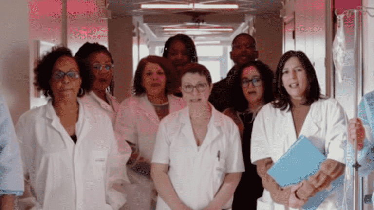 at the Montreuil public hospital, a clip to denounce the working conditions of caregivers