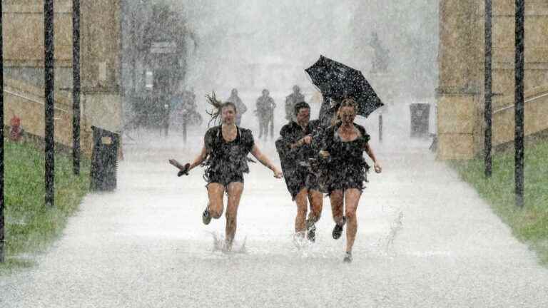 heavy rain fell on Nîmes, but without causing major damage