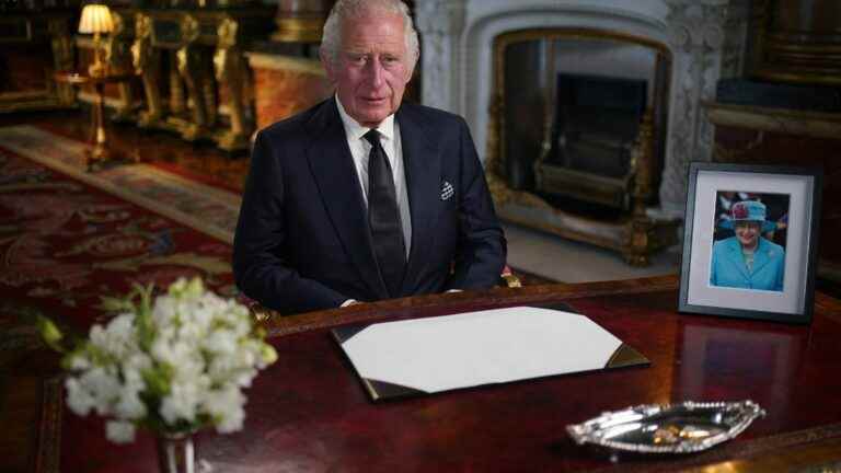 in his first address, King Charles III pledges to defend “constitutional principles” throughout his life