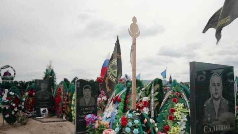 in the Russian region of Buryatia, families mourn their children who died in battle