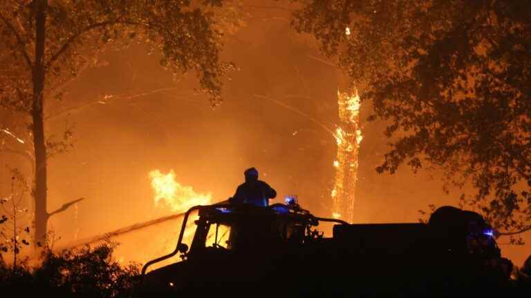 more than 400 hectares burned in the Médoc, the town of Saumos evacuated