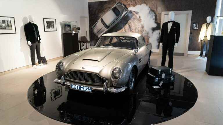 the Aston Martin DB5 of the last film “No Time To Die” sold more than three million euros at auction