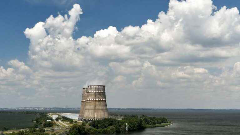 the city of Zaporizhia nuclear power plant bombed