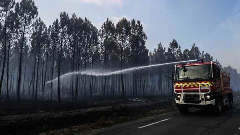 the fire did not progress during the night