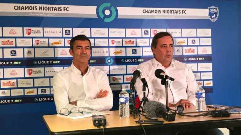 the first words of Rui Almeida, the new coach of the Chamois Niortais