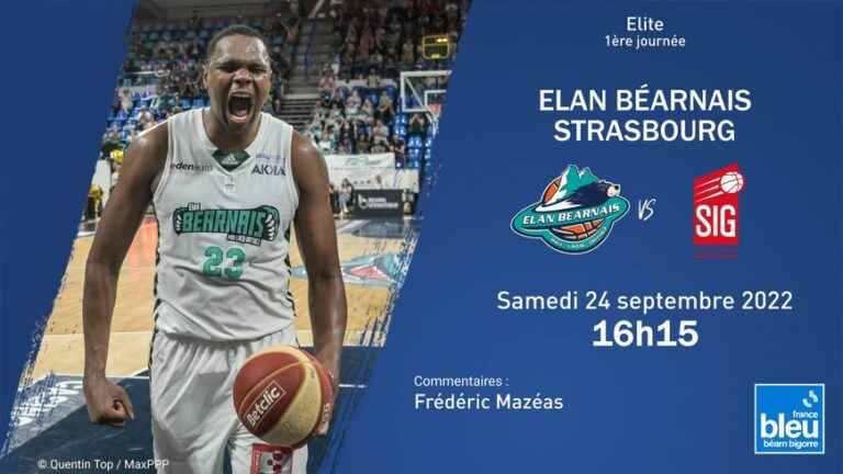 thick and unmarked recovery for Élan Béarnais against Strasbourg