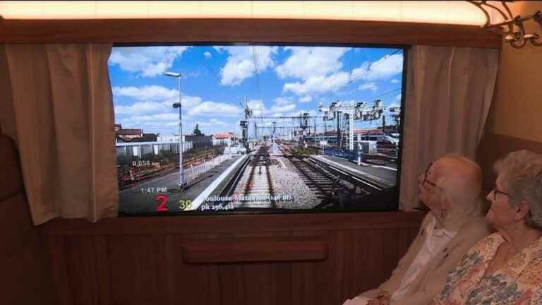 virtual train journeys to soothe the sick