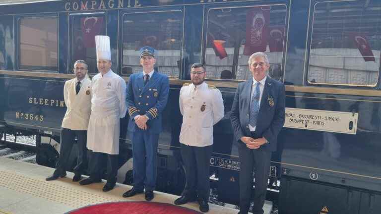 we spent a few minutes aboard the mythical Venice-Simplon-Orient-Express between Istanbul and Paris