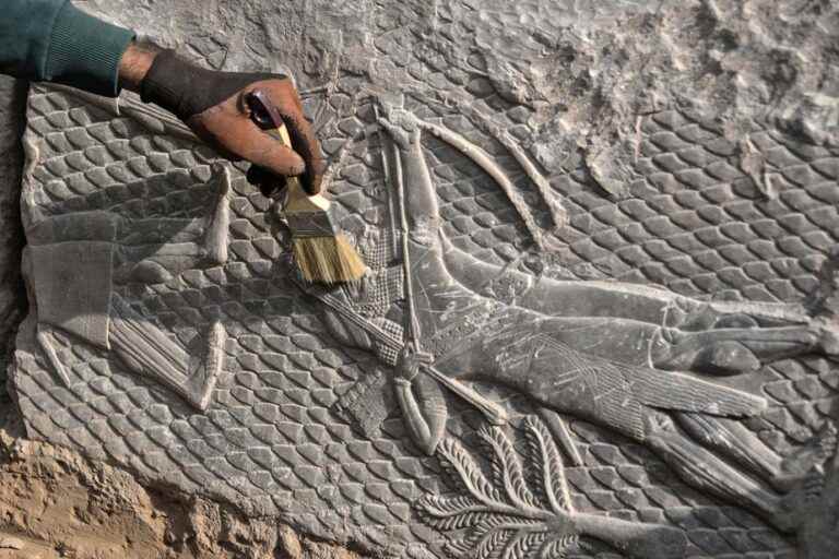 2,700-year-old Assyrian bas-reliefs discovered in Iraq