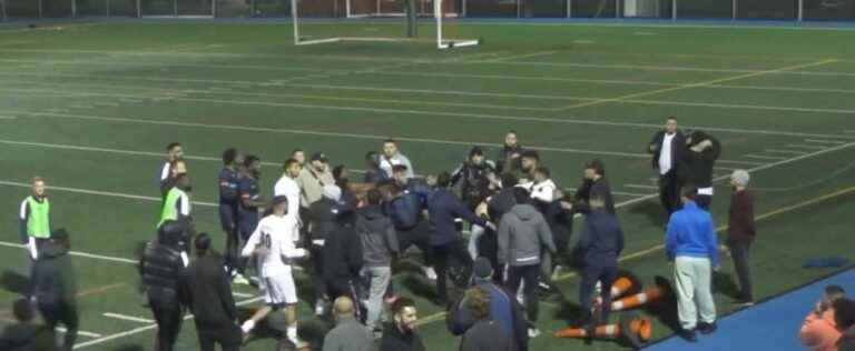 [À VOIR] Violent battle in the First Quebec Soccer League in Dollard-des-Ormeaux