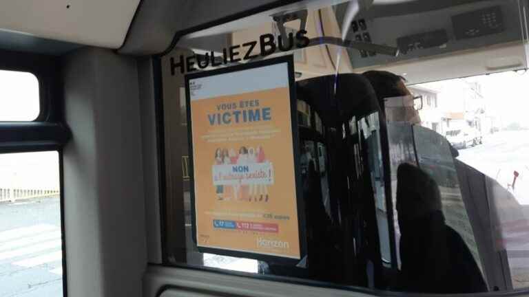 A campaign to denounce sexist violence in Châteauroux buses.