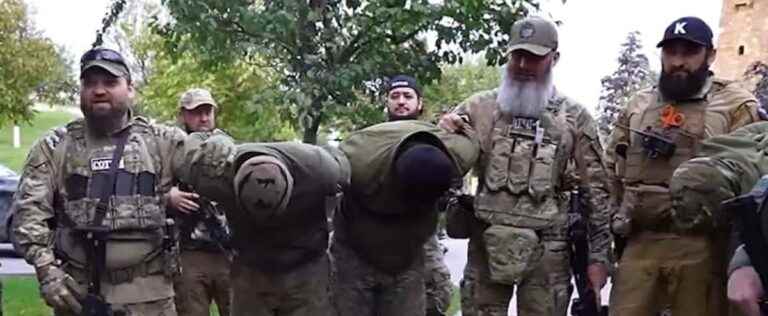 “A macabre staging”: Ukrainian soldiers “given as a gift” to an ally of Putin