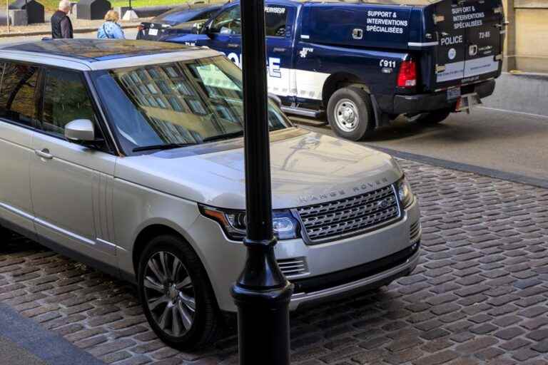 A municipal elected official rides with a diplomatic plate