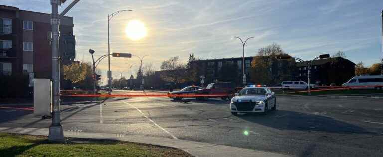 A pedestrian seriously injured after a collision in Longueuil