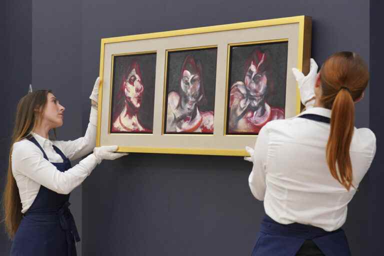 A triptych by Francis Bacon sold for 24.3 million pounds