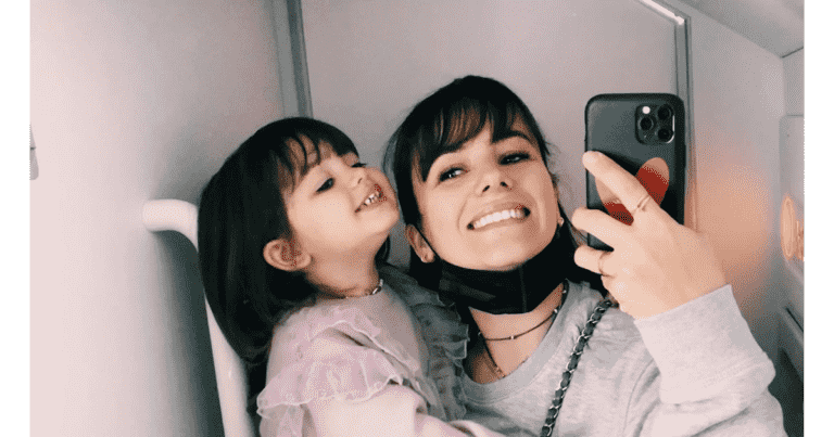 Alizée: Her granddaughter Maggy, 2, launches into a frenzied twerk