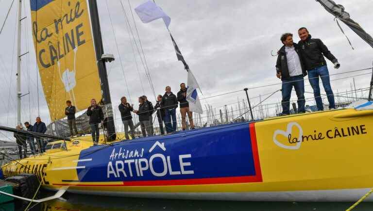 Arcachon skipper Arnaud Boissières christens his new boat