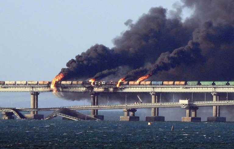 At least three dead in an explosion on the Crimean bridge