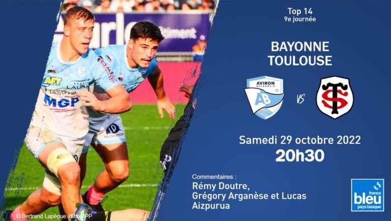 Bayonne wants to remain master at Dauger against Toulouse, the match on France Bleu Pays Basque