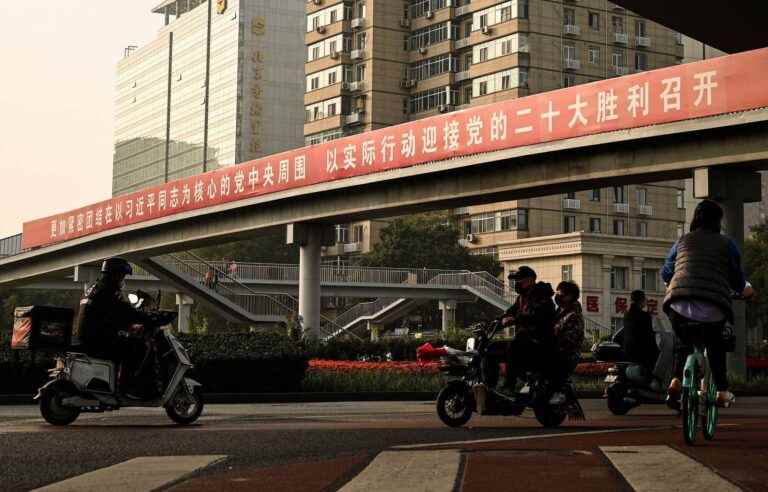 Beijing is tightening security after banners hostile to Chinese President Xi Jinping appeared in the capital.