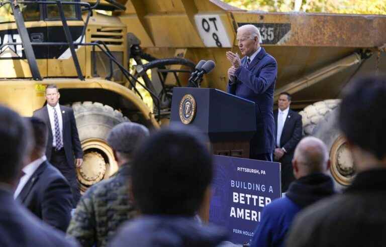 Biden campaigns in Pennsylvania, key state for midterm elections