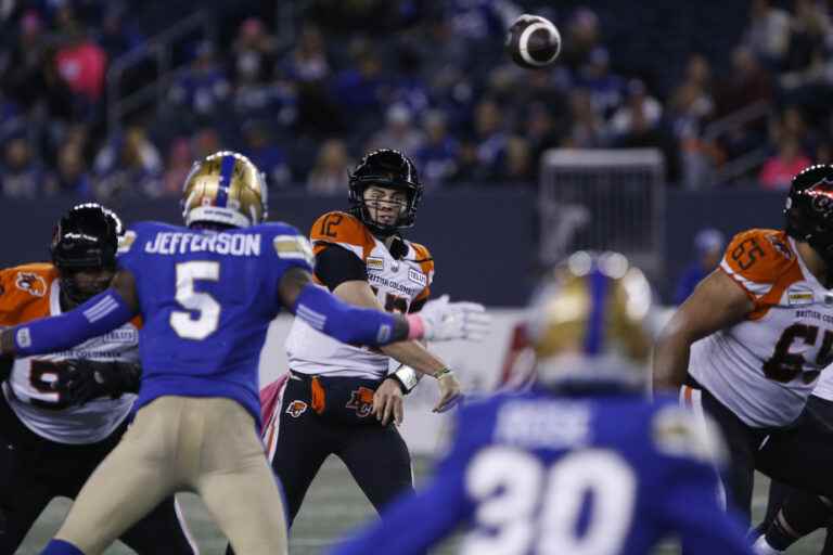 CFL |  Blue Bombers ruin Nathan Rourke comeback