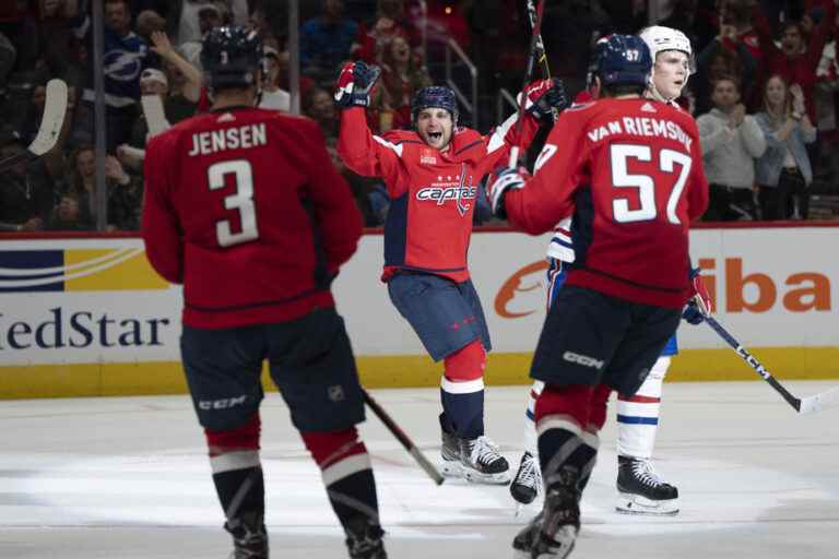 Canadian 1 — Capitals 3 |  3 goals in less than 7 minutes for the Capitals