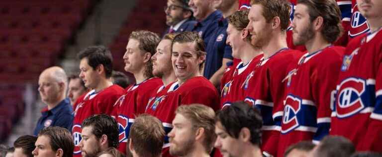 Canadian: a team photo with smiles