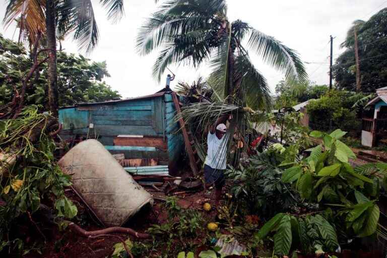 Central America |  Julia, which became a tropical depression, caused five deaths