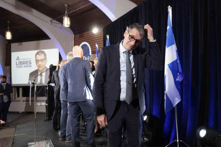 Conservative Party of Quebec |  PCQ disappointment, Duhaime says see you next time