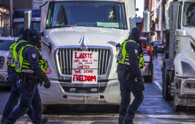 Convoy of freedom: the Ottawa police had lost the confidence of the federal government very early, according to the RCMP